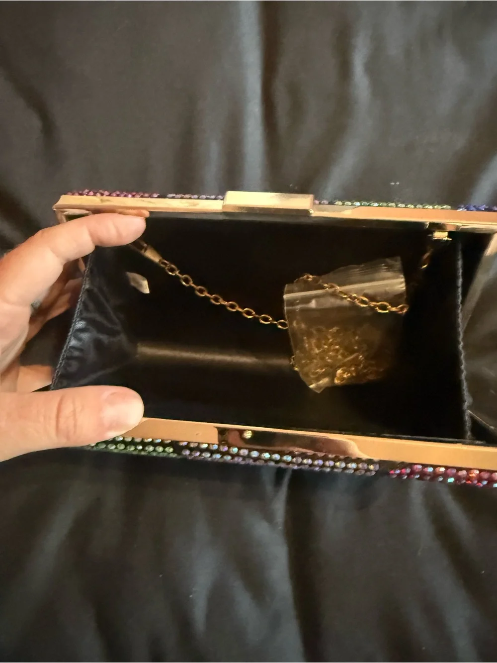 Multicolor Crystal Geometric Clutch